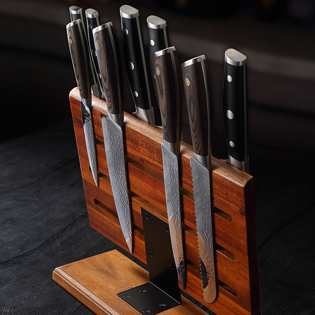 Removable magnetic chef knife holder