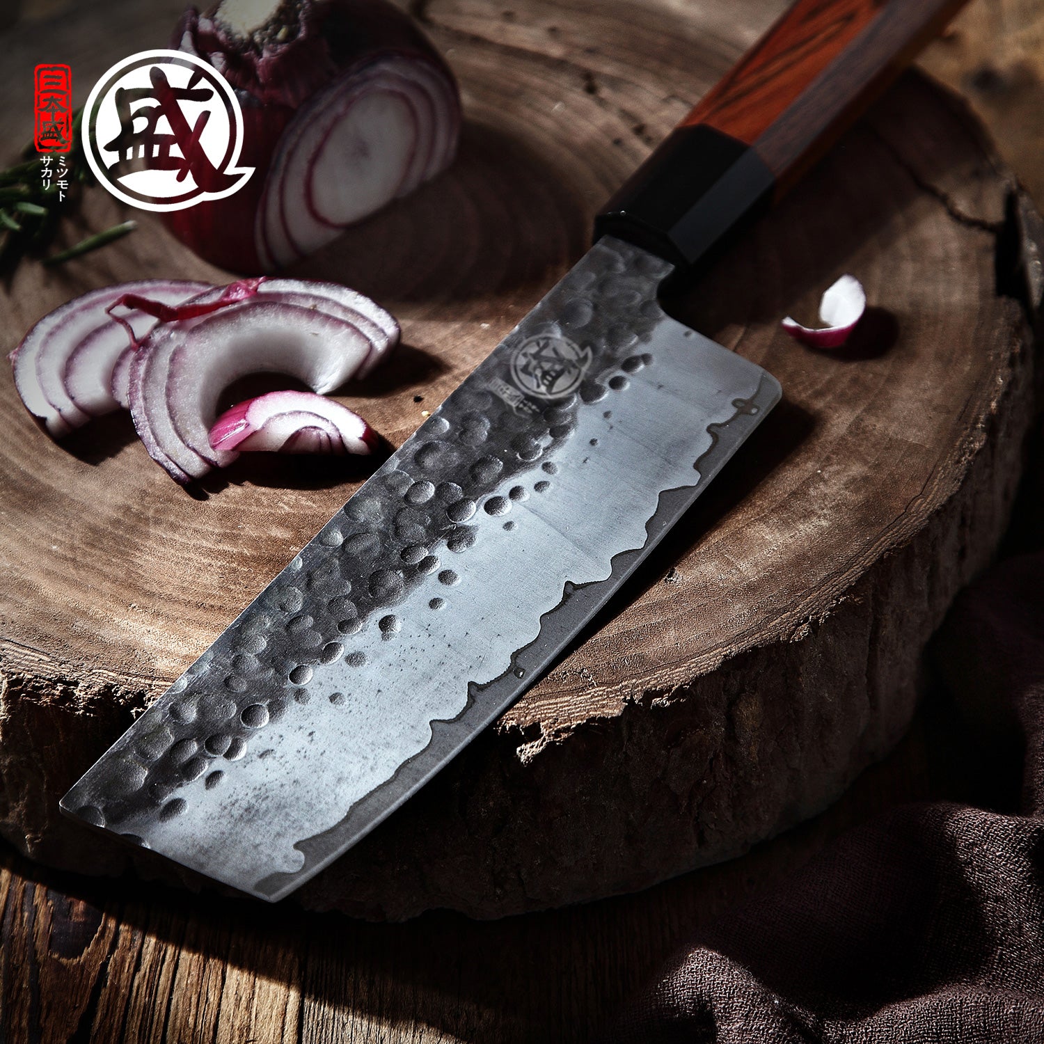 Hand-Forged Nakiri Knife