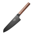 MITSUMOTO SAKARI | 7" Santoku Chef Knife – Black Titanium Coated All-Purpose Knife
