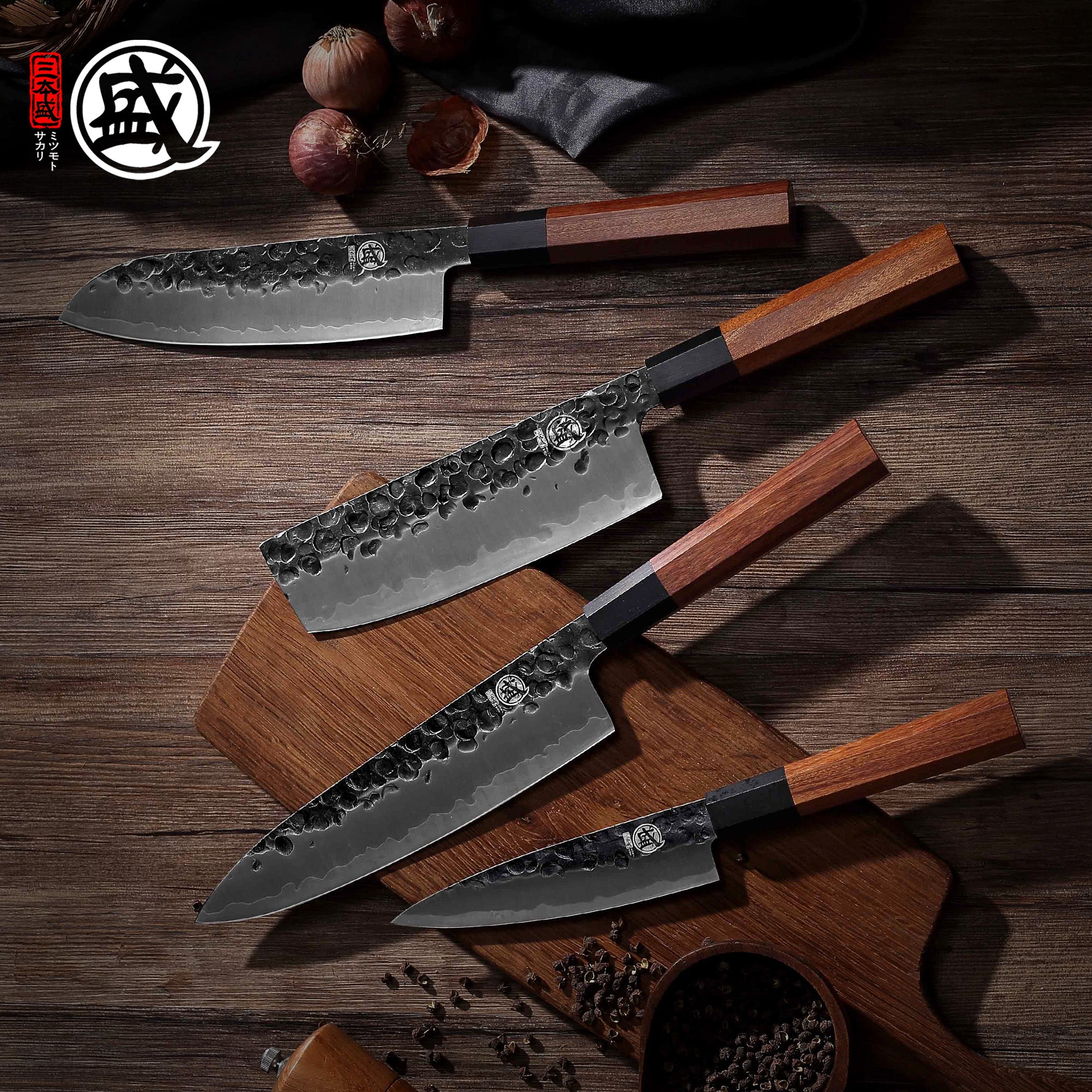 4-Piece Chef Knife Set