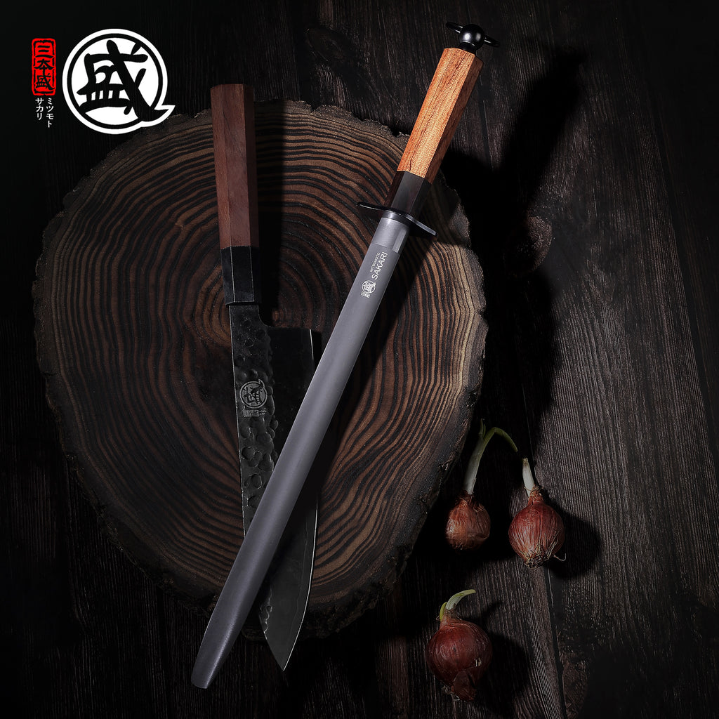 Flat Black Diamond Sharpening Steel