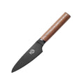 MITSUMOTO SAKARI | 4.5" Paring Knife – Black Titanium Coated Fruit Knife