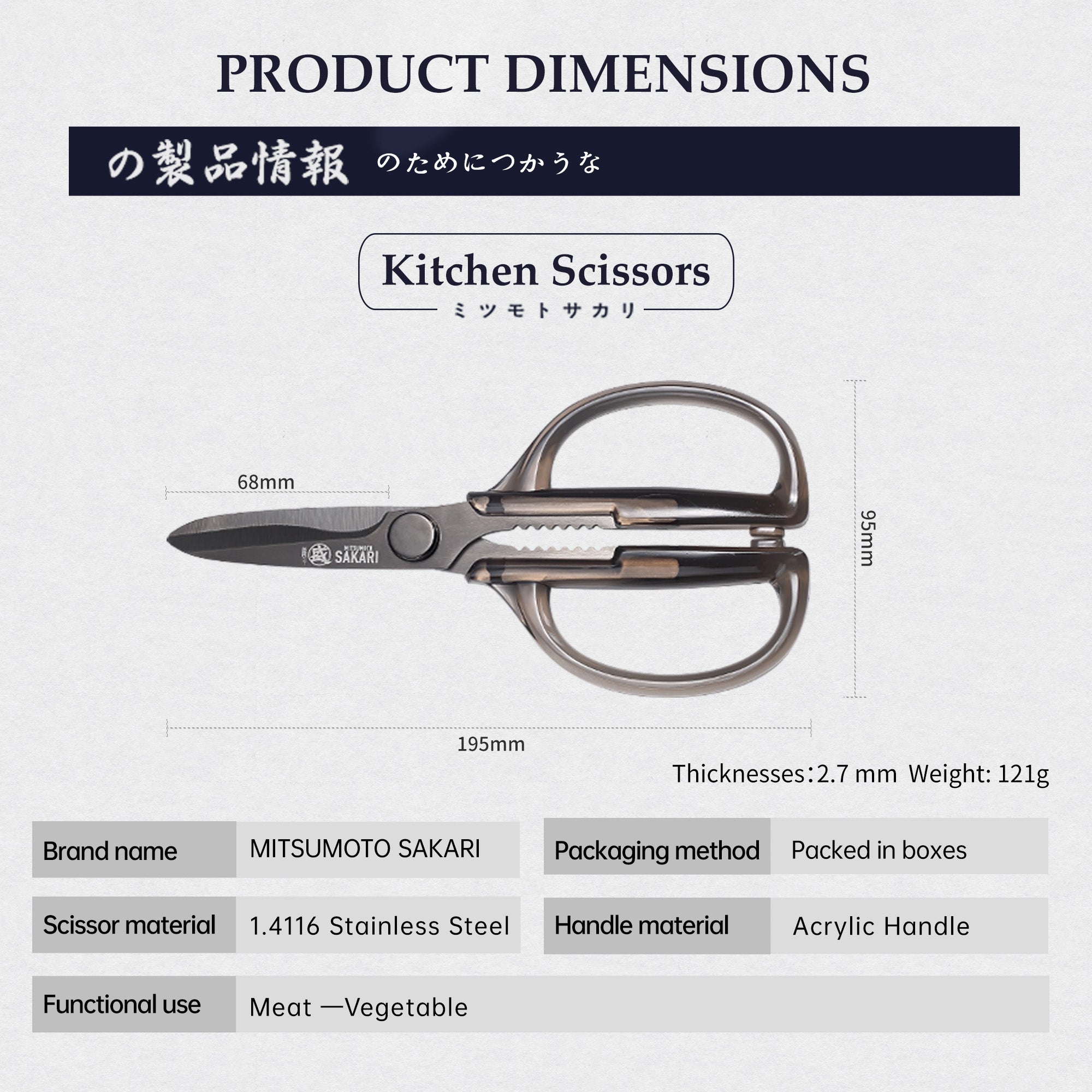 Multi-Function Kitchen Shears