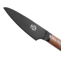 MITSUMOTO SAKARI | 4.5" Paring Knife – Black Titanium Coated Fruit Knife