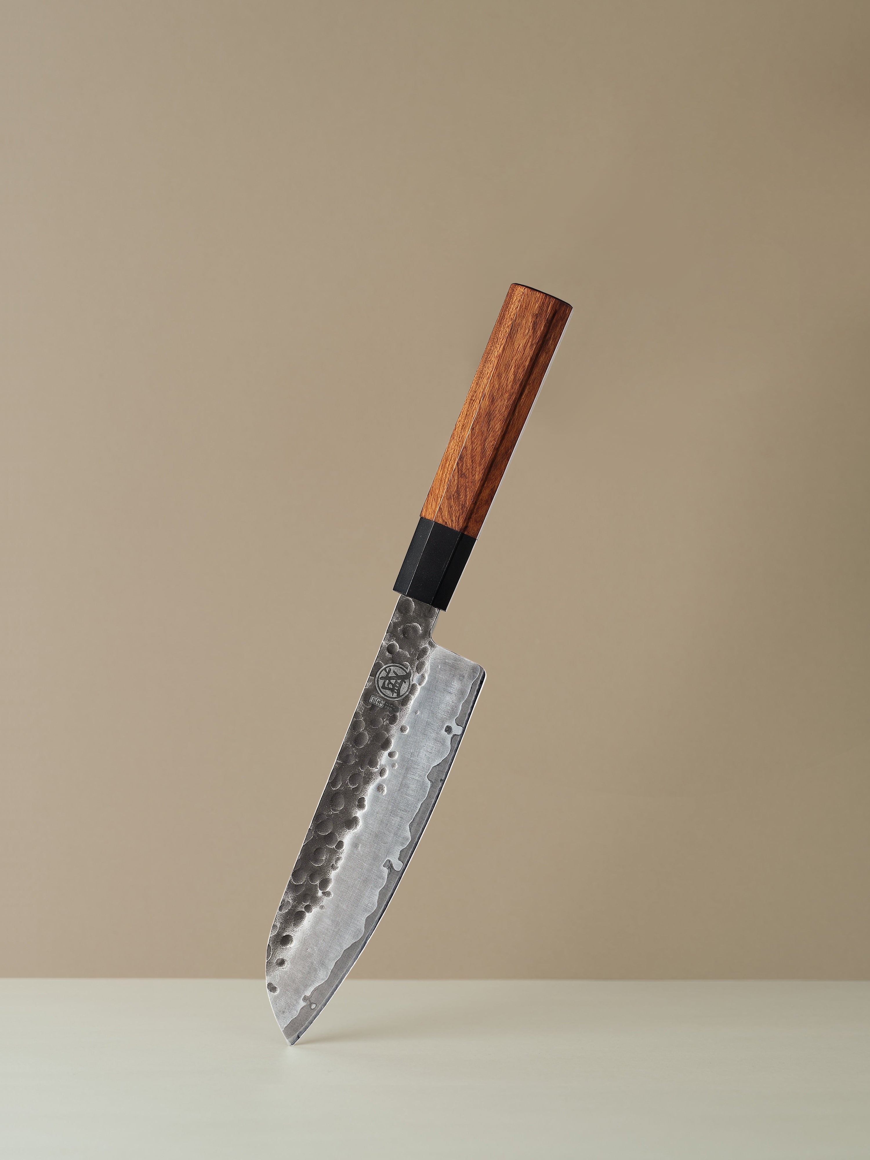 8" Santoku Chef Knife – Hand Forged Japanese Kitchen Knife