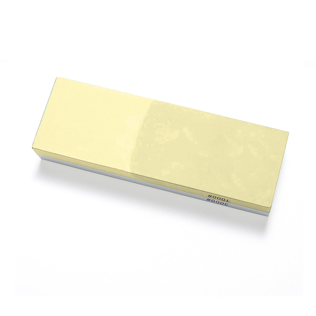 Dual-Sided Whetstone with Wood Base